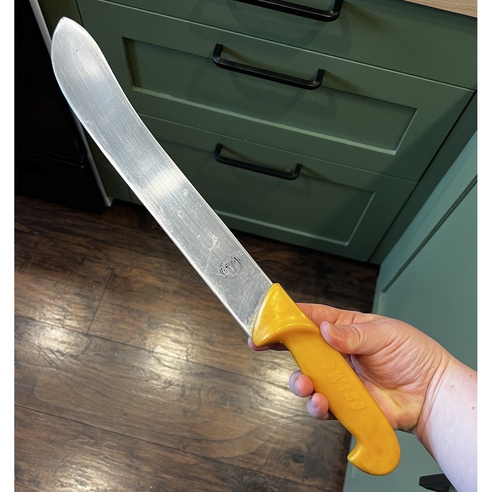 VIictorinox Swibo Wide Tip Stiff Blade Butcher Knife 31cm - 5.8436.31